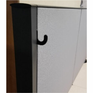 Workstation Coat Hook - black or silver