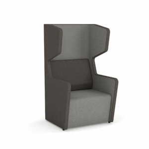 MotionOffice® Wing 1 Lounge Chair Standard motion felt, milled wool blend textile Levelling glides Ganging mechanism secures pieces in desired layout Acoustic wings for privacy and a quiet environment
